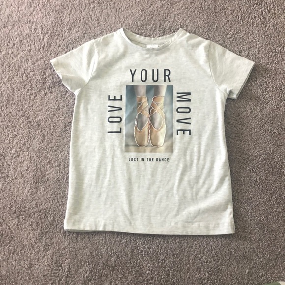 Girls Zara Ballerina Tshirt | Poshmark